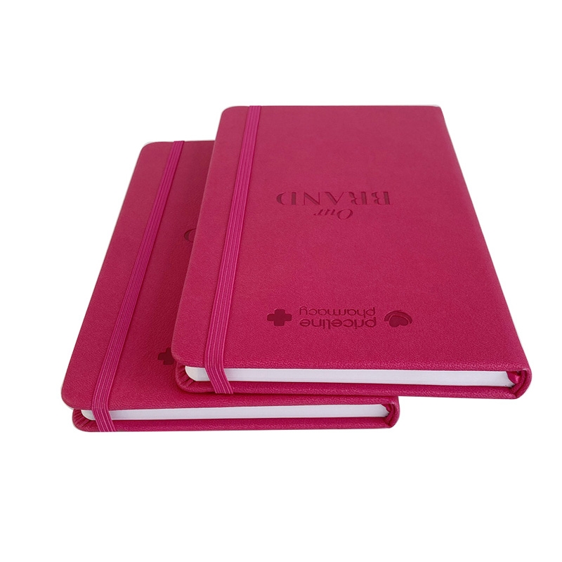 A5 Printed Logo Customized PU Leather Diary Monthly Planner Bullet Leather Manifestation Journal Printing Custom Notebook