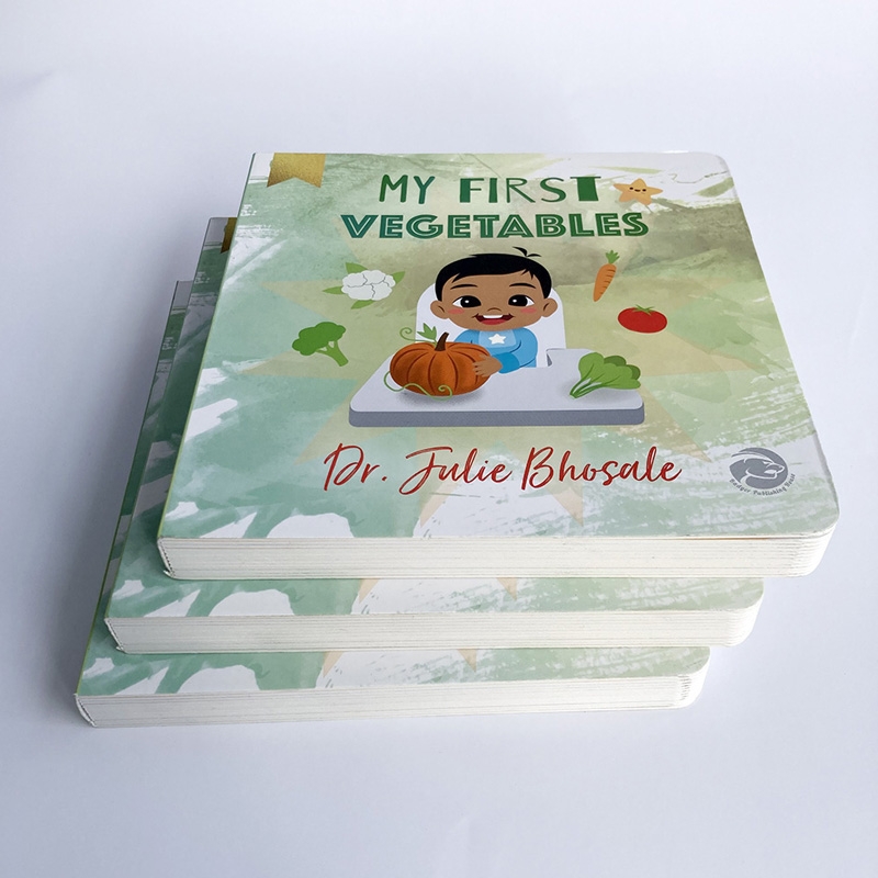3 layers C1S cardboard book 350g card board book supplier