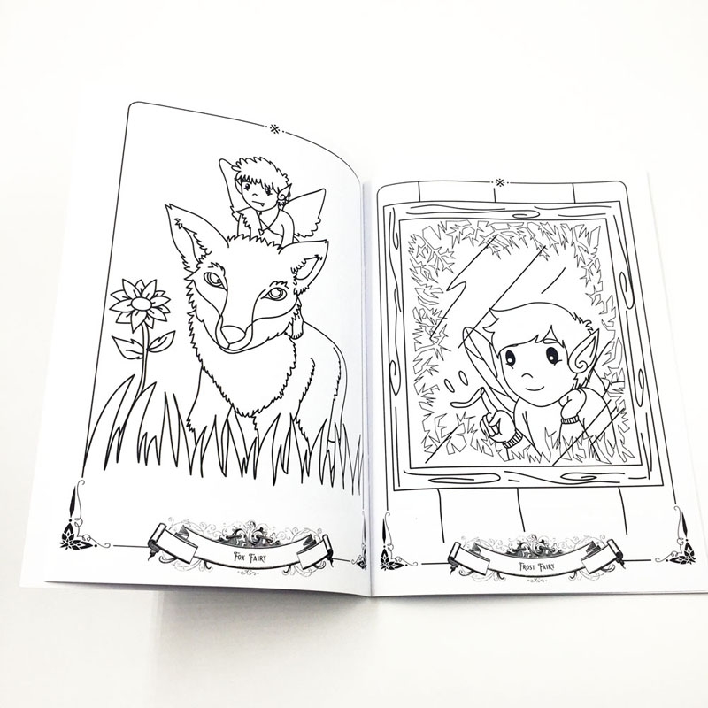 Printing Service High Quality Picture Book Perfect Binding Offset Paper Coloring Book Small MOQ