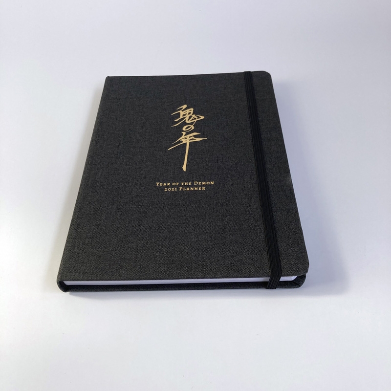 Custom Logo Fabric Hardcover Writing Notebook Linen Cloth A5 Journal 2024 Reusable Planner Thick Dotted Ruled Plain Note Book