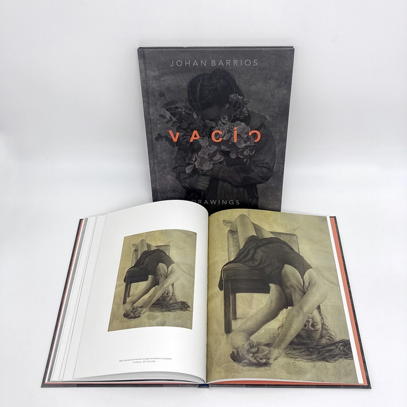 hardcover art book photograph art show book printing factory