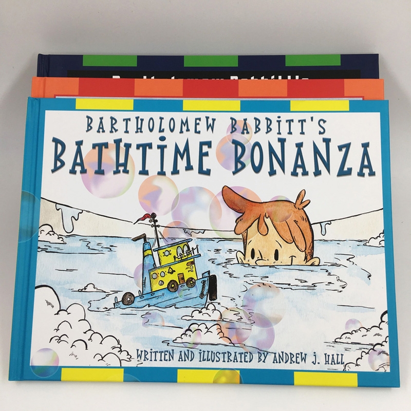 Hardcover landscape kid story book bedtime book printing