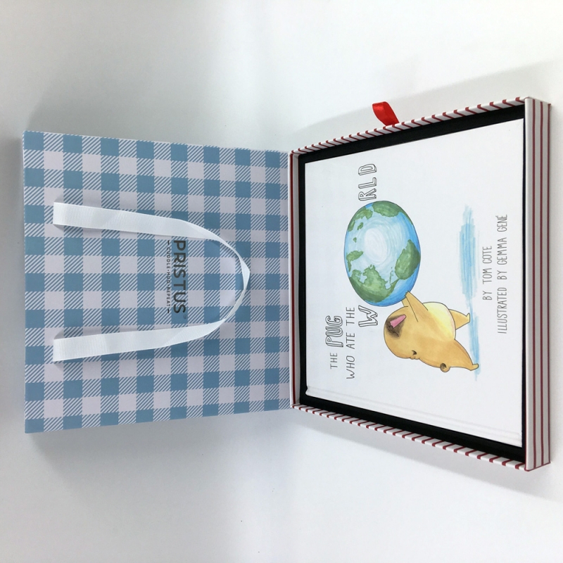 illustrated child book hardcover with gift box