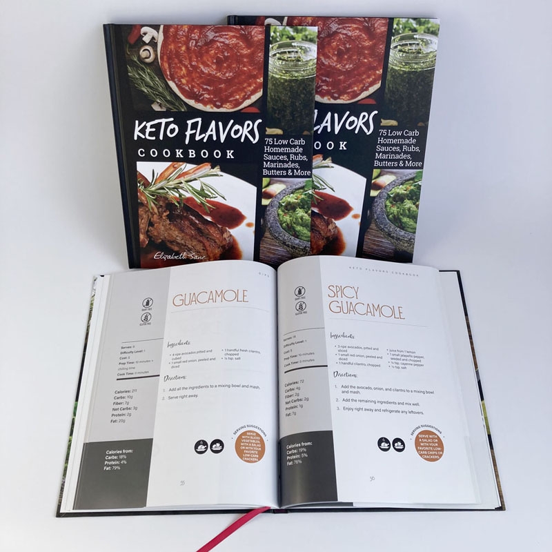 Low Carb homemade Cookbook/cook Book / Recipe Book Printing factory